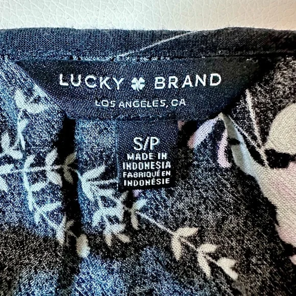 Lucky Brand Floral Print Blouse SM P - Picture 3 of 4